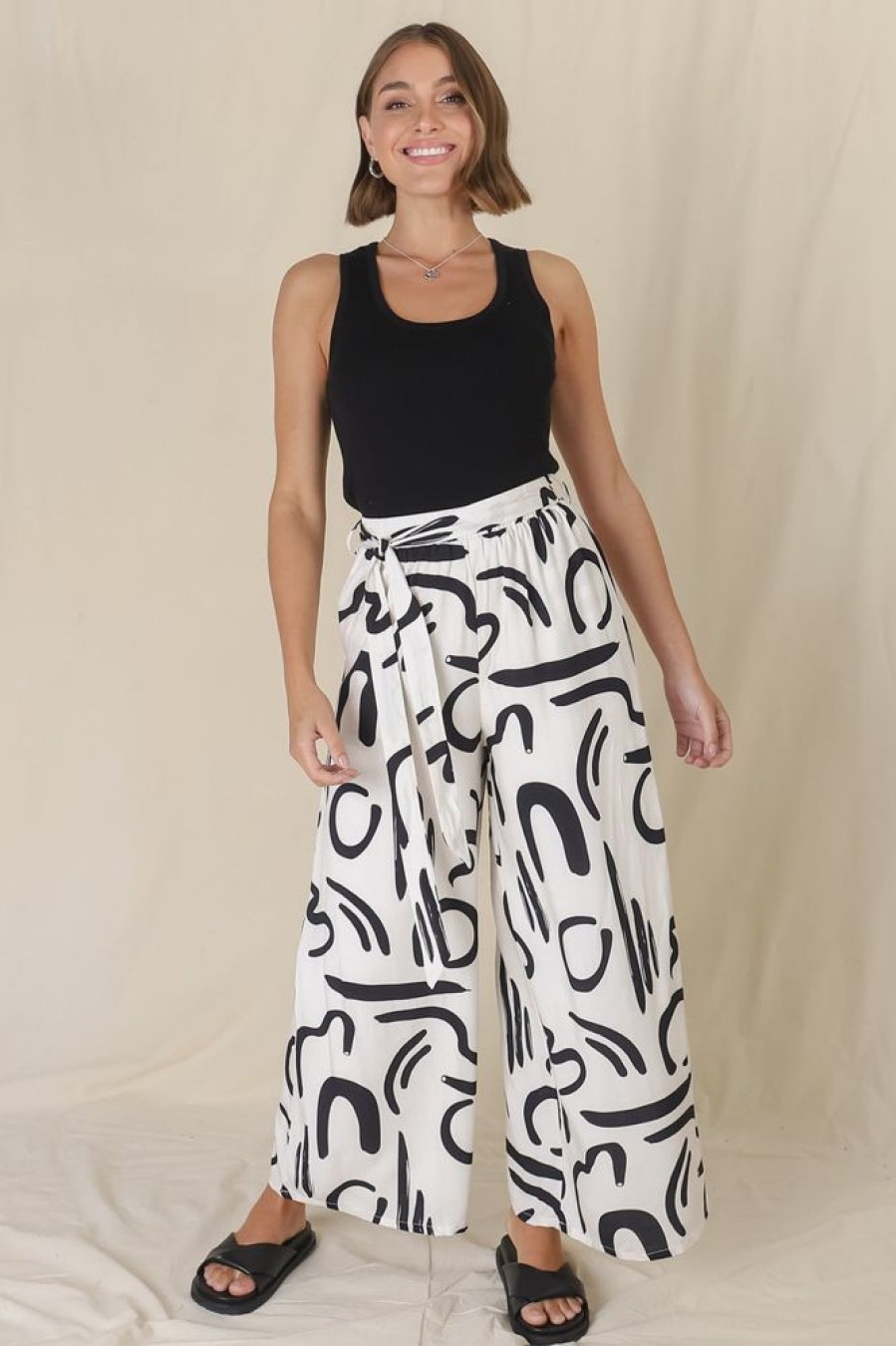Bottoms Salty Crush | Emersyn Pants - Off White