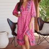 Jaase Jaase | Monday - Raspberry Romance Midi Dress