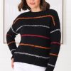 Jackets/Knitwear Salty Crush | Fletcher Knit Jumper - Black