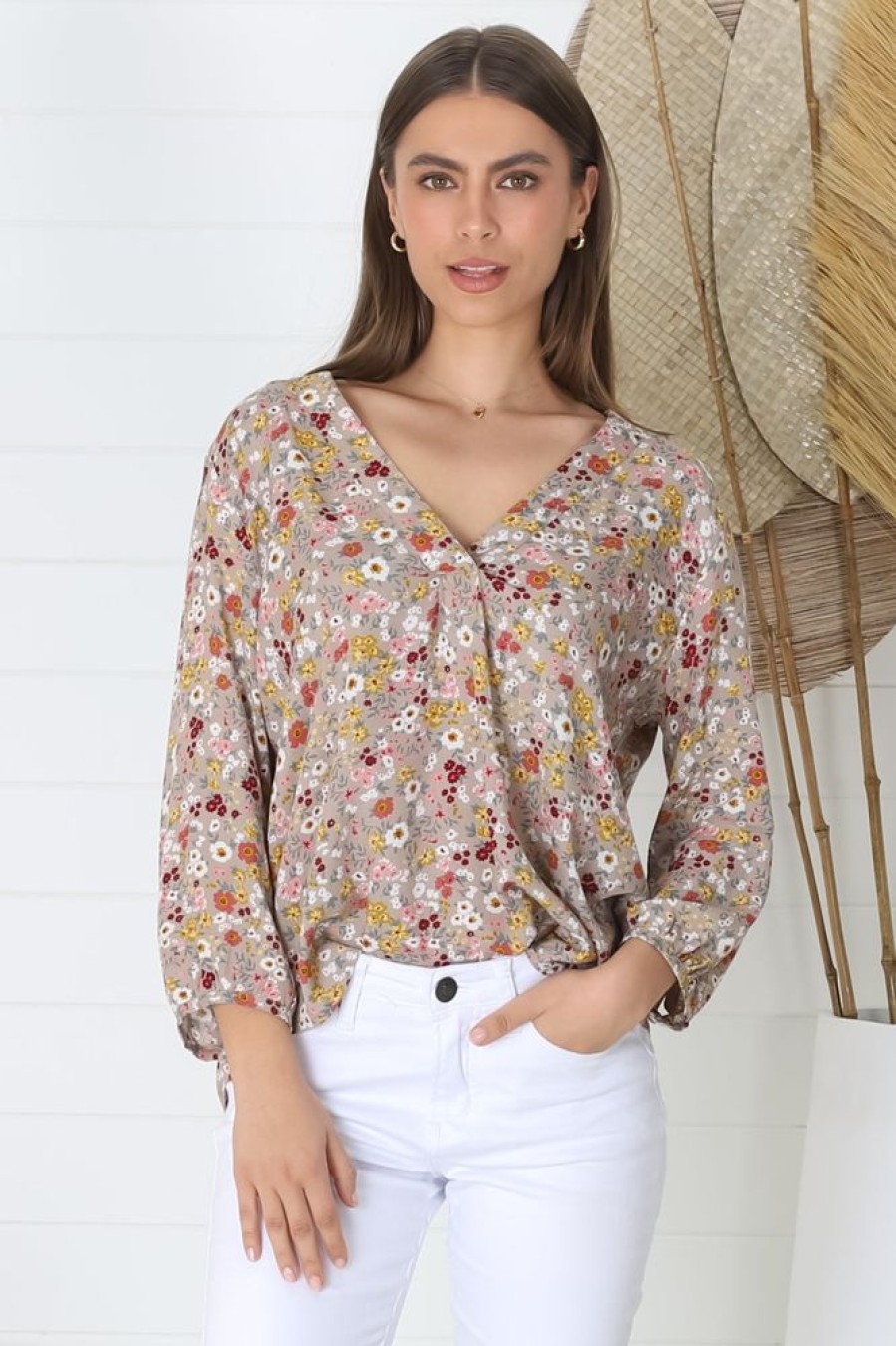 Tops Salty Crush | Brenda - Hollie Top - Beige