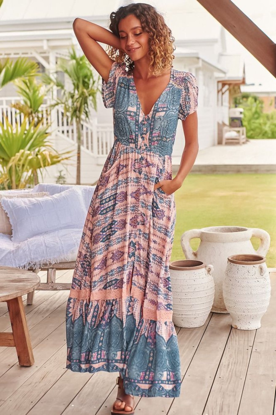 Dresses JAASE | Carmen - Caribbean Maxi Dress
