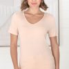 Tops Salty Crush | Mia T-Shirt - Beige