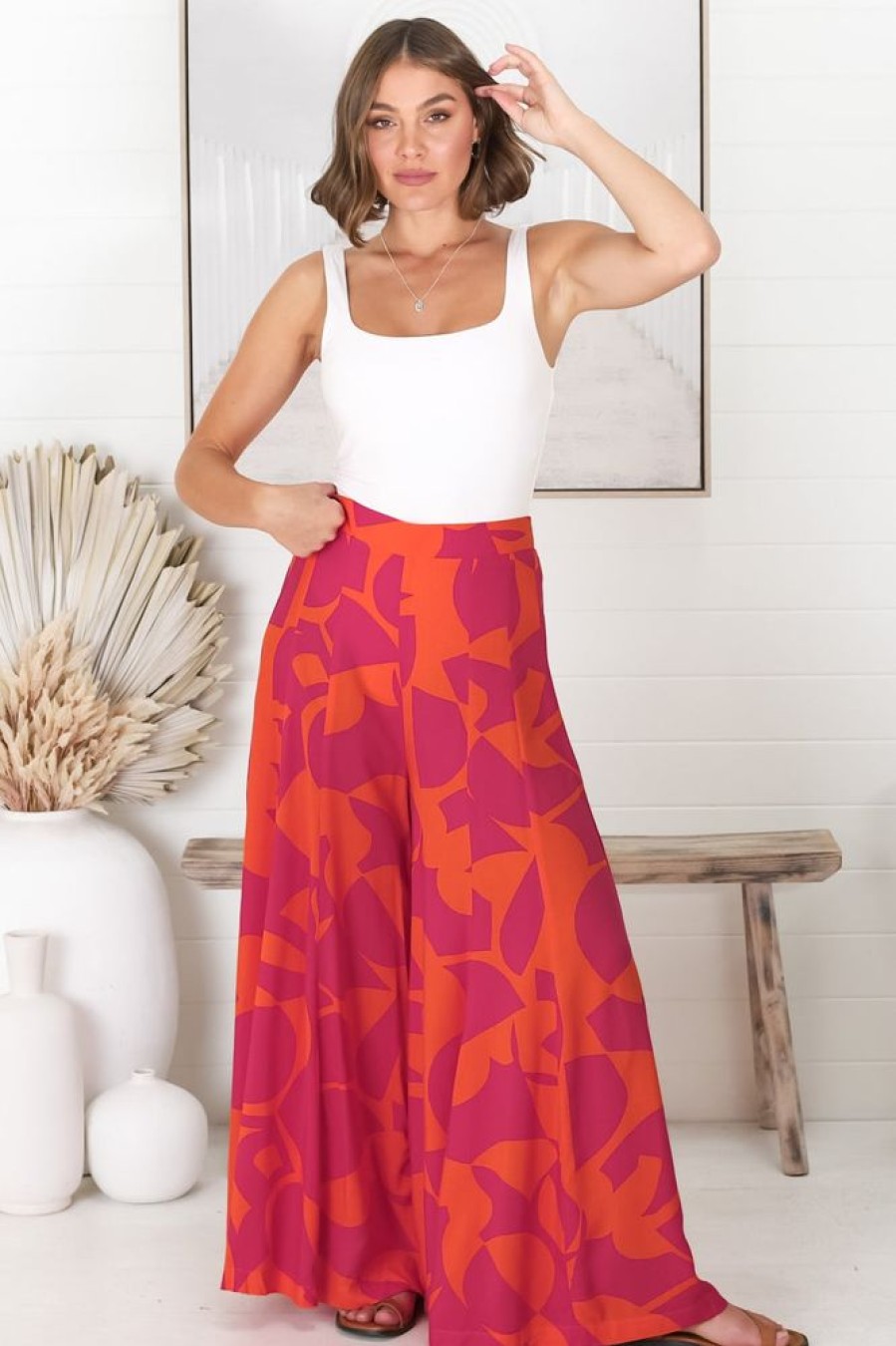 Bottoms Salty Crush | Azira Pants - Hot Pink