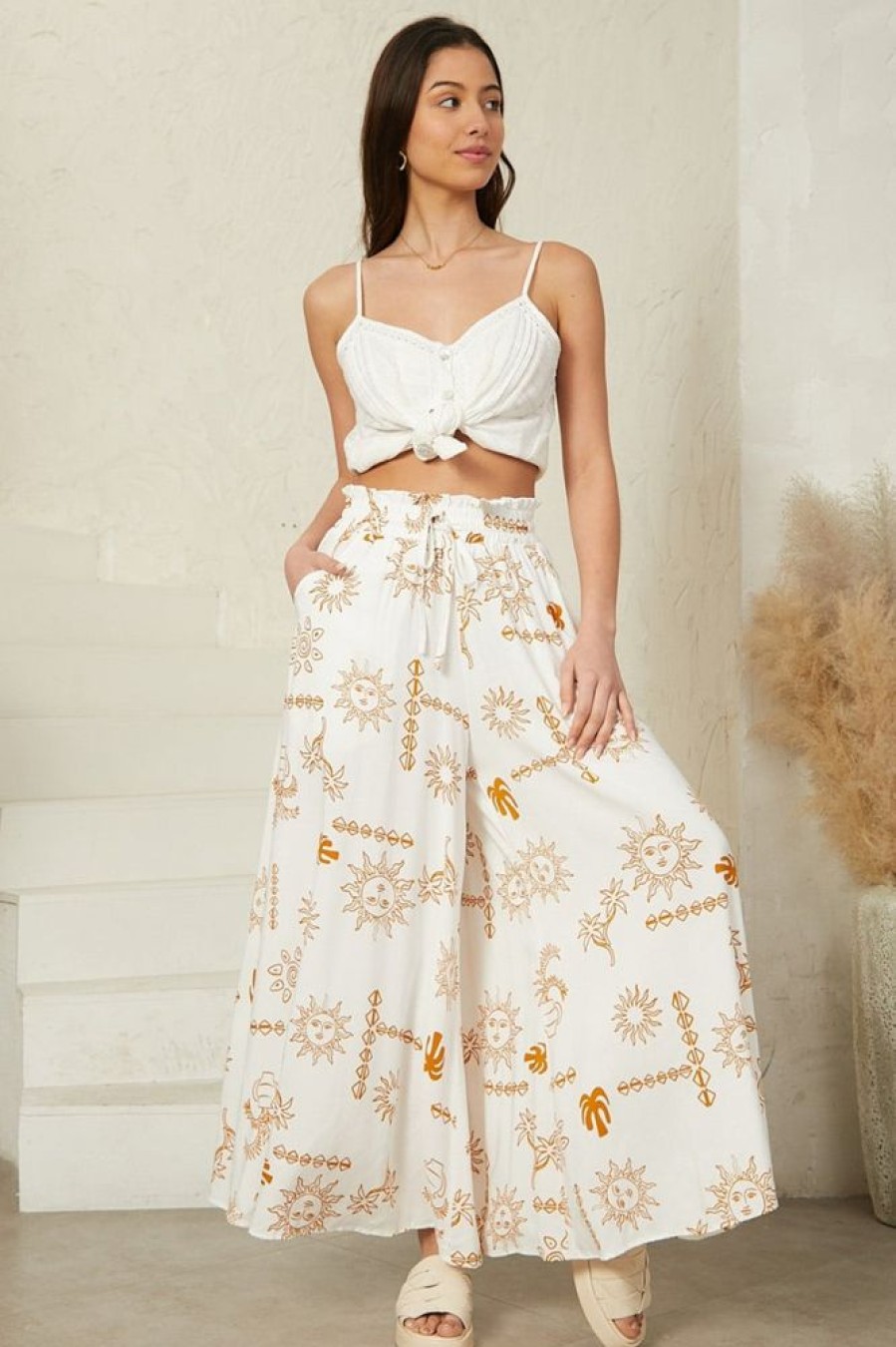 Bottoms Salty Crush | Mezza Pants - Sol Print