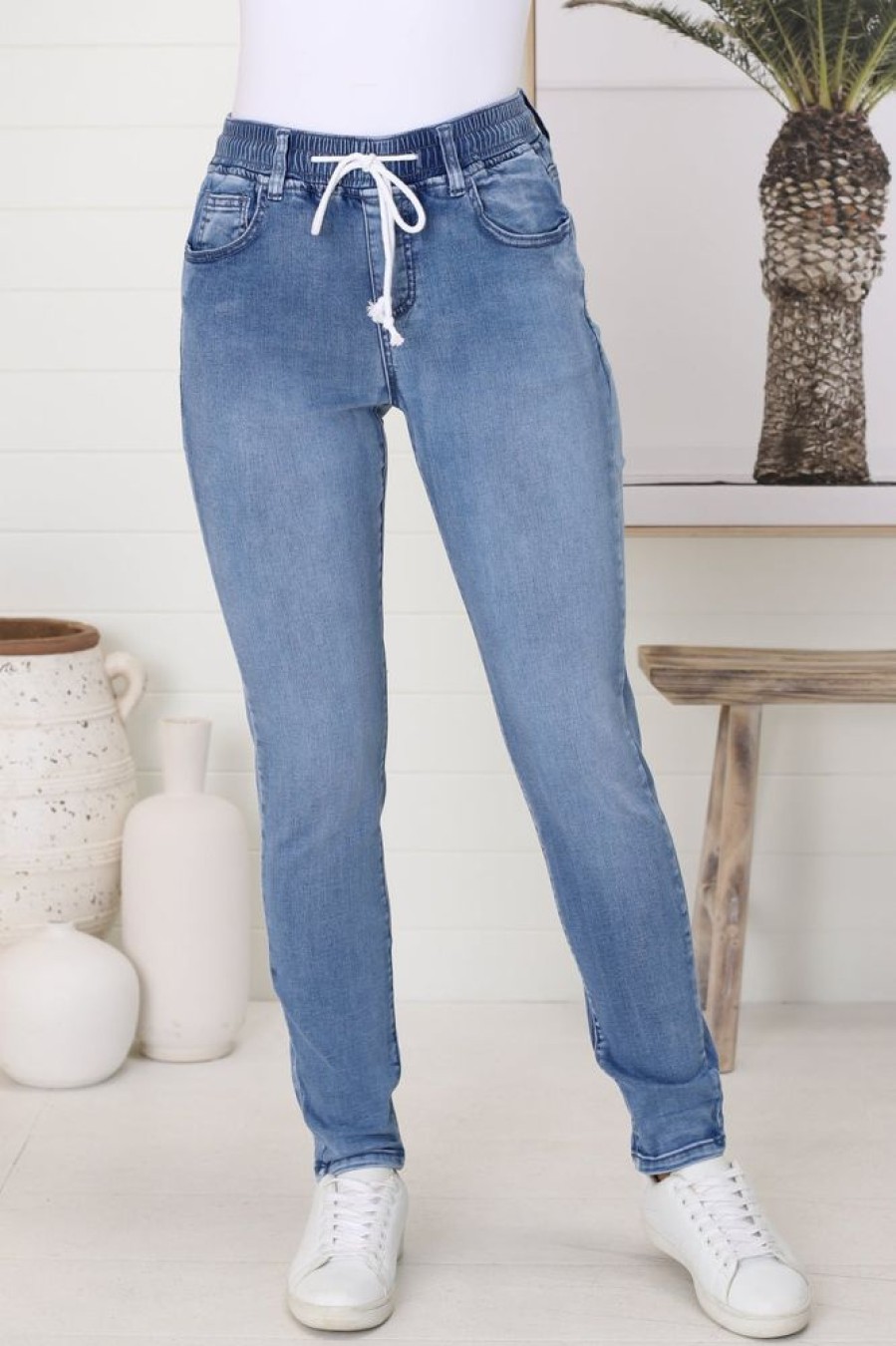 Bottoms Salty Crush | Paige Pants - Denim