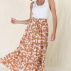 Bottoms Salty Crush | Jaxie Maxi Skirt - Rust