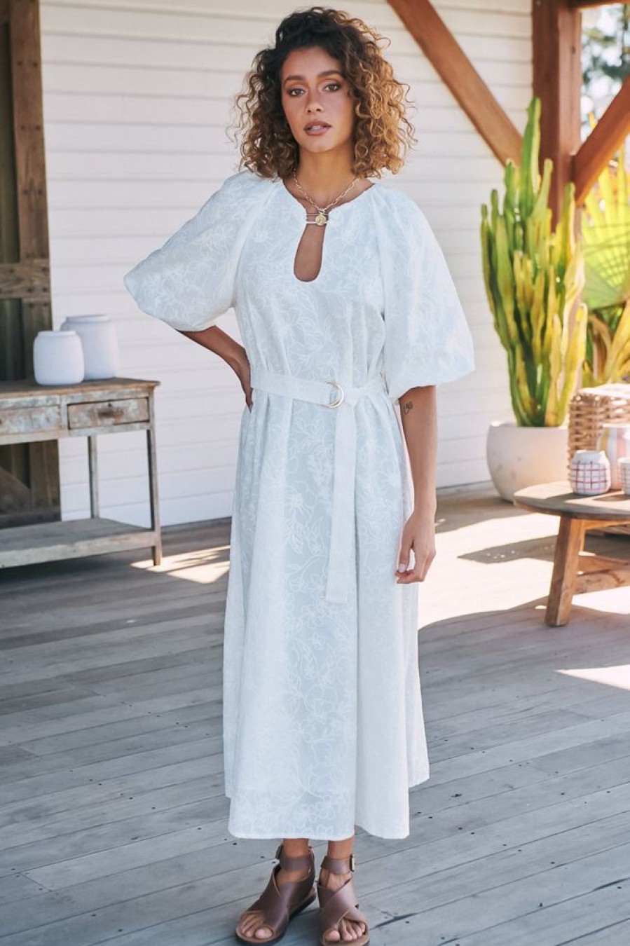 Dresses JAASE | Vida Midi Dress - White