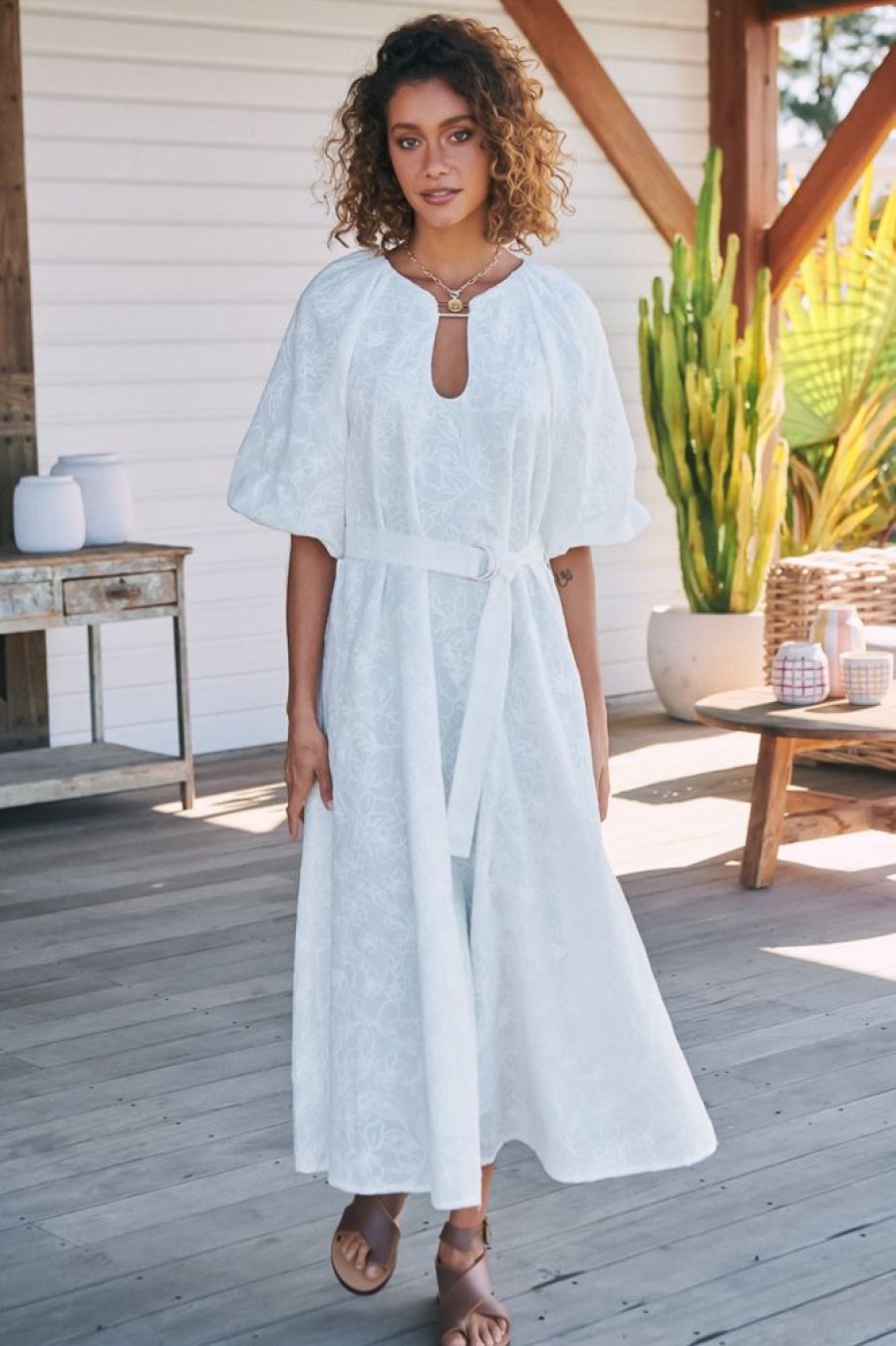 Dresses JAASE | Vida Midi Dress - White