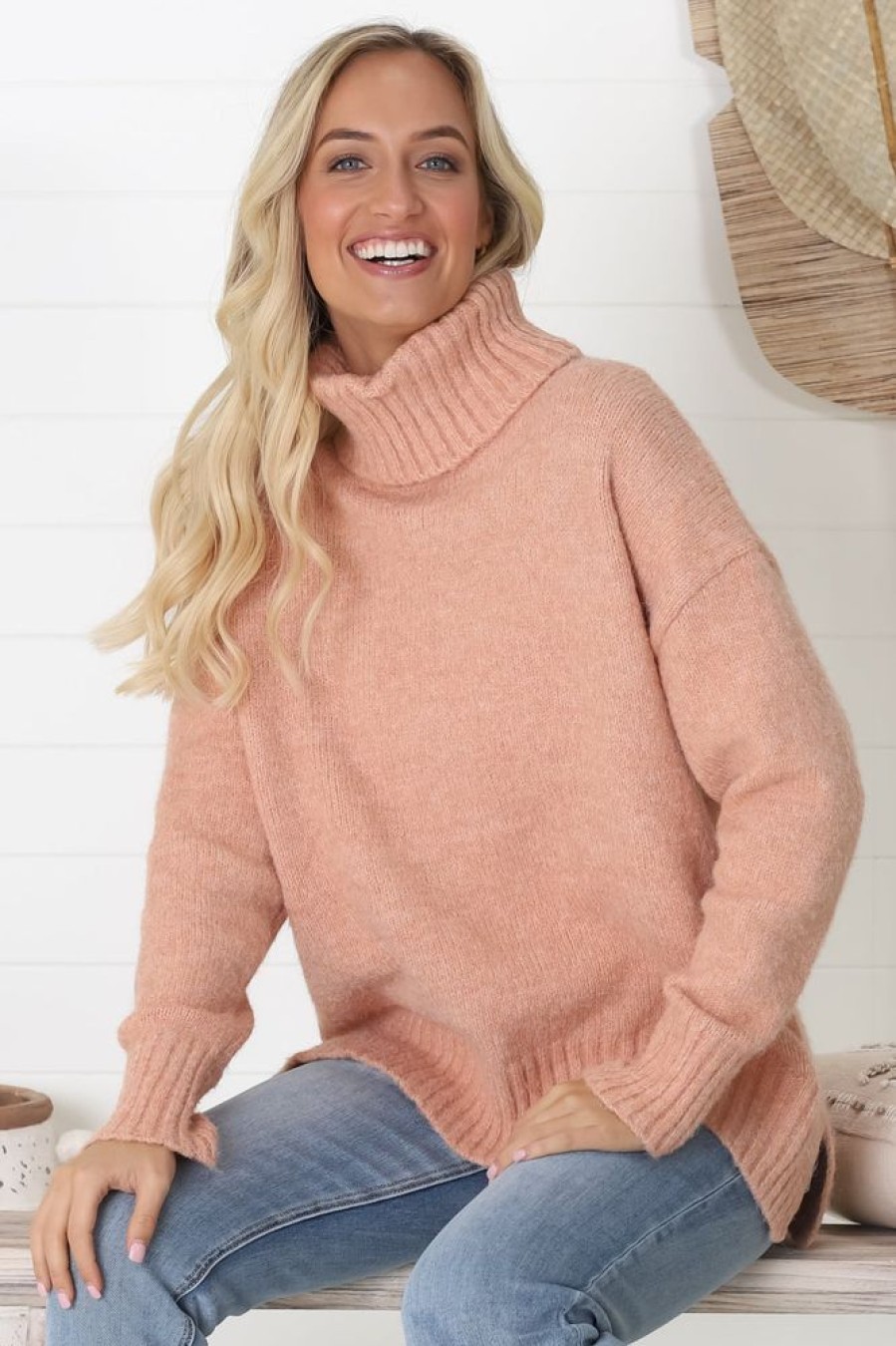 Jackets/Knitwear Salty Crush | Harlie Jumper - Peach