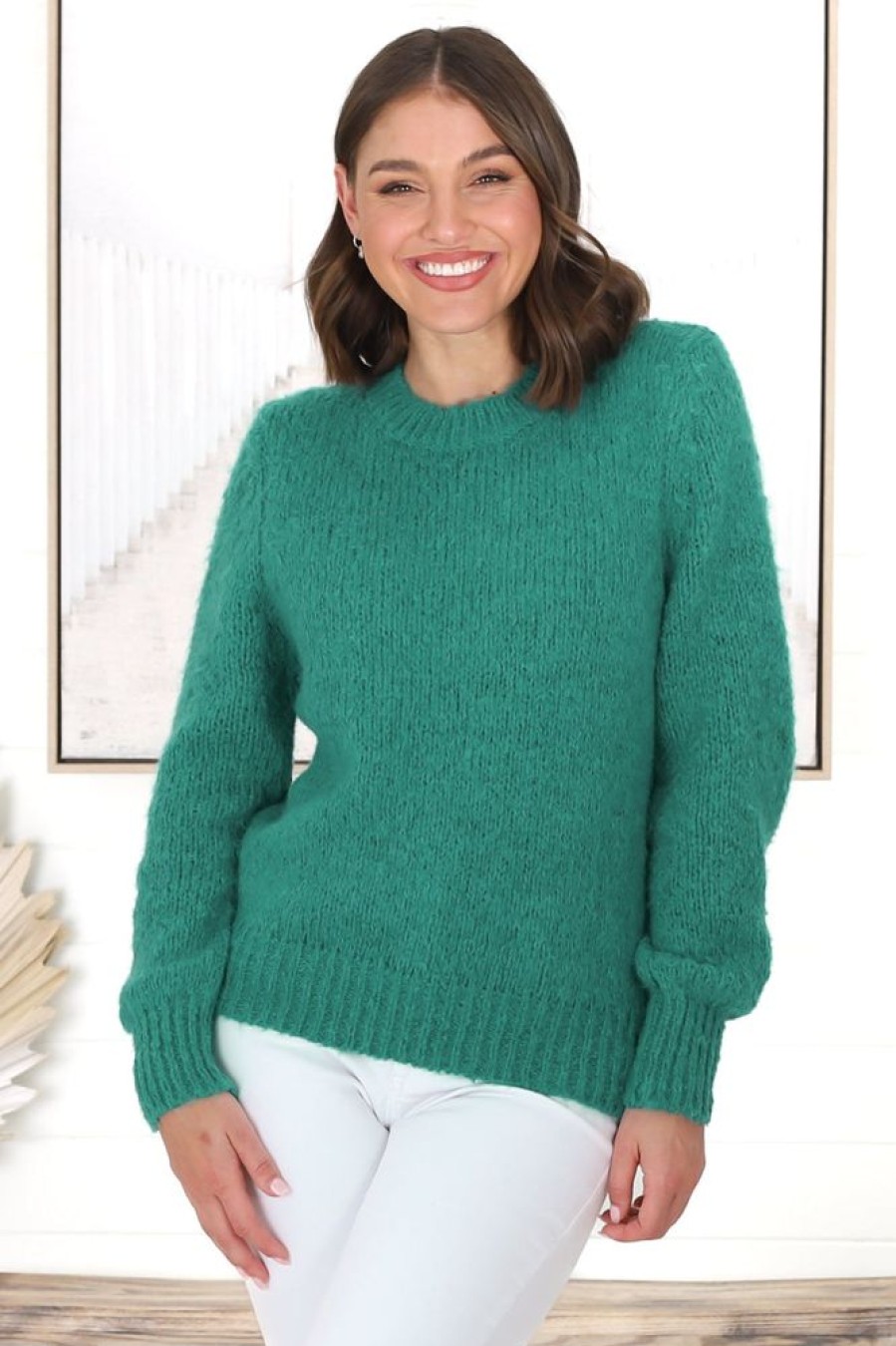 Jackets/Knitwear Salty Crush | Veronica Jumper - Green