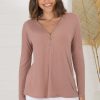 Tops Salty Crush | Cecile Top - Pink