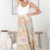Bottoms Salty Crush | Lemzie Maxi Skirt - Yellow