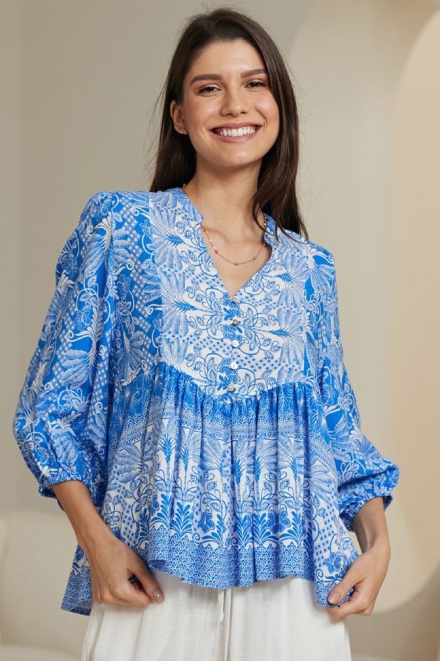 Tops Salty Crush | Harper Blouse