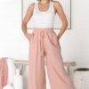 Bottoms Salty Crush | Levelle Pants - Blush