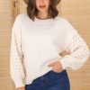 Jackets/Knitwear Salty Crush | Amanda Jumper - Cream