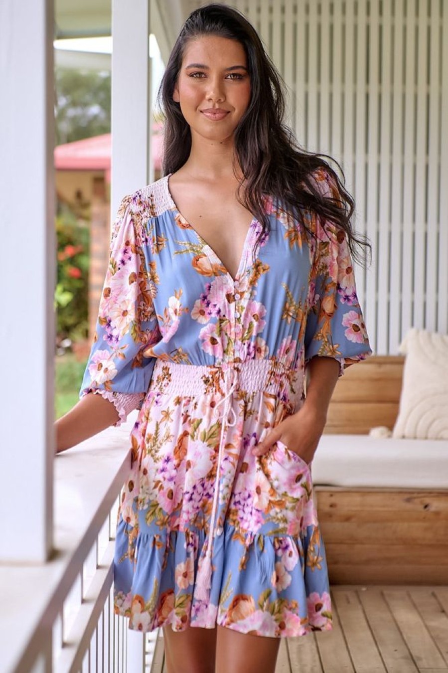 Dresses JAASE | Nusa - French Rose Mini Dress