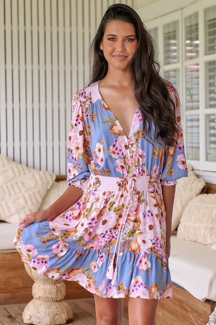 Dresses JAASE | Nusa - French Rose Mini Dress