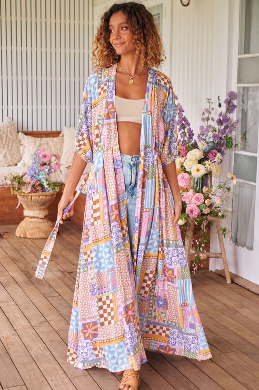 Dresses jaase | Emerson - Sweet Illusions Wrap Maxi Dress