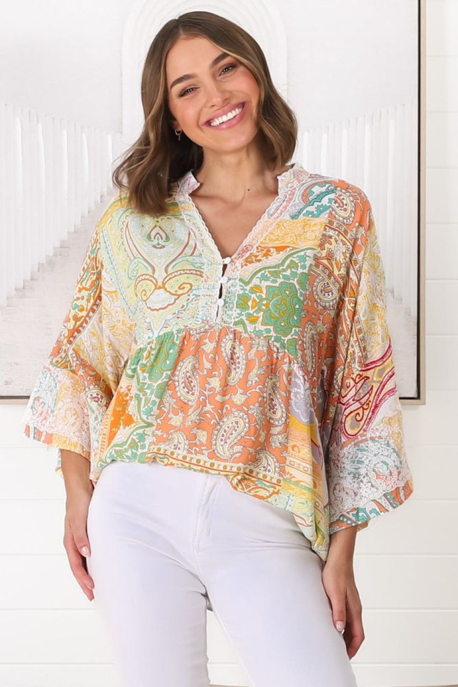 Tops Salty Crush | Kori Top - Lemzie Yellow