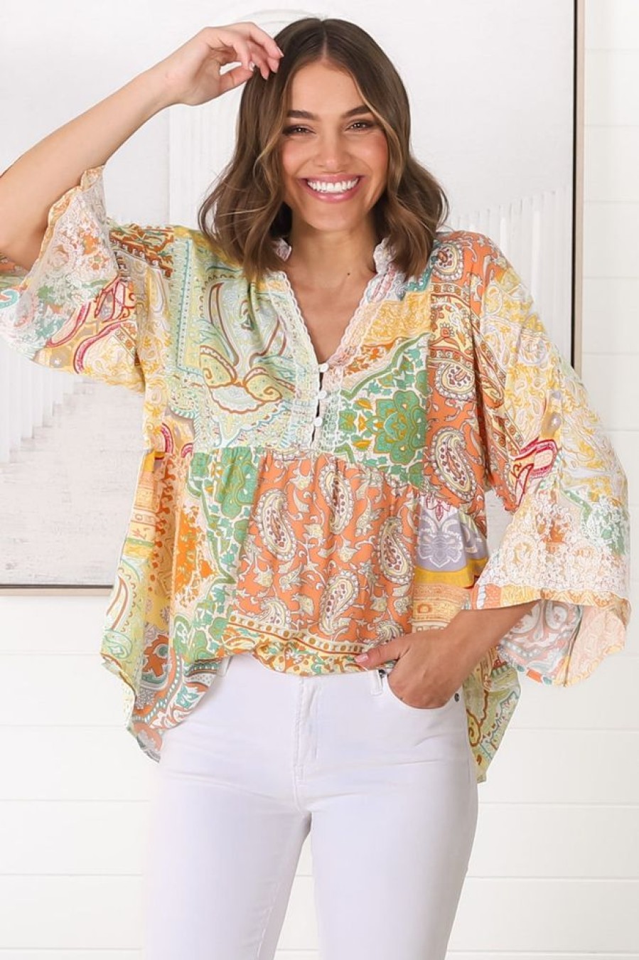 Tops Salty Crush | Kori Top - Lemzie Yellow
