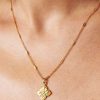 Accessories Salty Crush | Lori Plated Charm Necklace - Gold