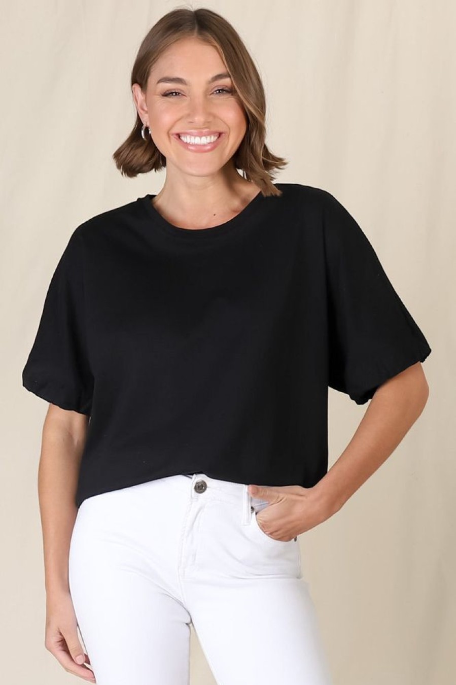 Tops Salty Crush | Flyn Top - Black