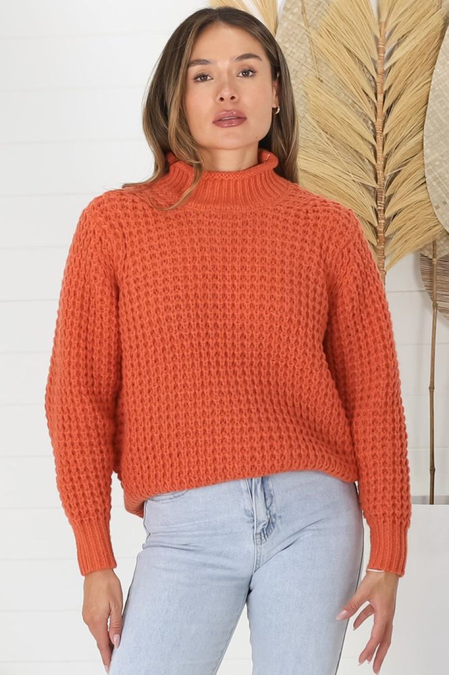Jackets/Knitwear Salty Crush | Dexter Jumper - Orange