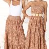 Bottoms Salty Crush | Aminah Maxi Skirt/Midi Dress - Rust